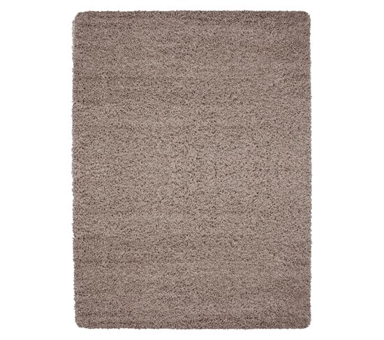 Shaggy - Tapis Uni à Poils Longs - Beige 080 X 150 Cm