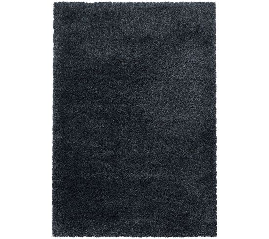 Moelleux - Tapis Cosy À Poils Longs - Anthracite 060 X 110 Cm