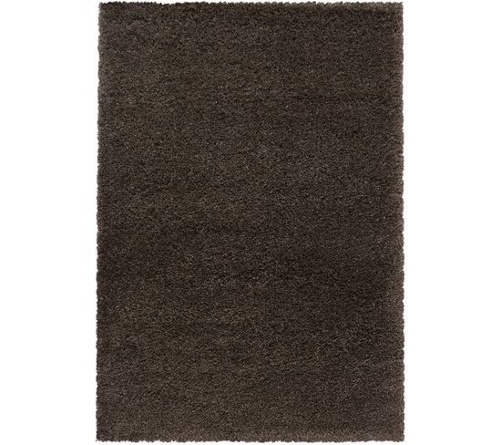 Moelleux - Tapis Cosy à Poils Longs - Marron 160 X 230 Cm