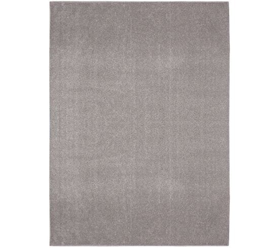 Tapis Uni De Salon Chambre Relax Sobre Et Epuré - Beige 200 X 290 Cm