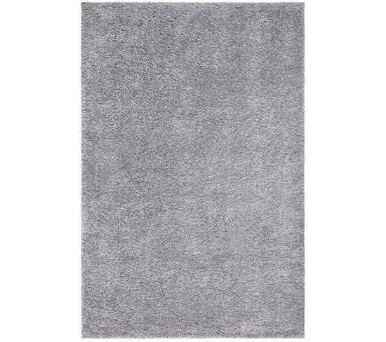 Tapis À Poils Longs Softy Gris Souris 230x320cm