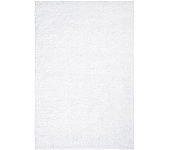 Tapis à Poils Longs Softy Blanc Neige 133x190cm