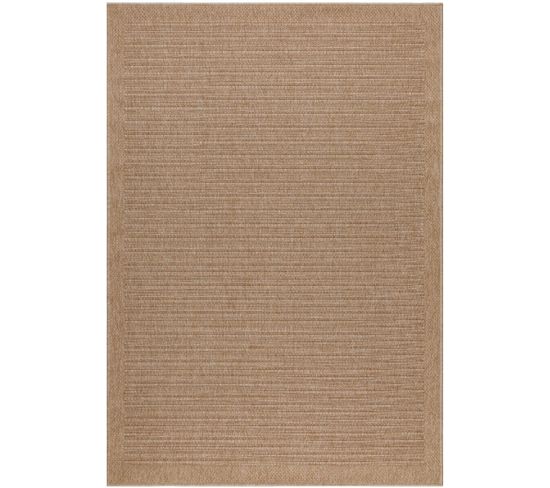 Tapis De Salon Naturel Aspect Jute Beige 80x250cm