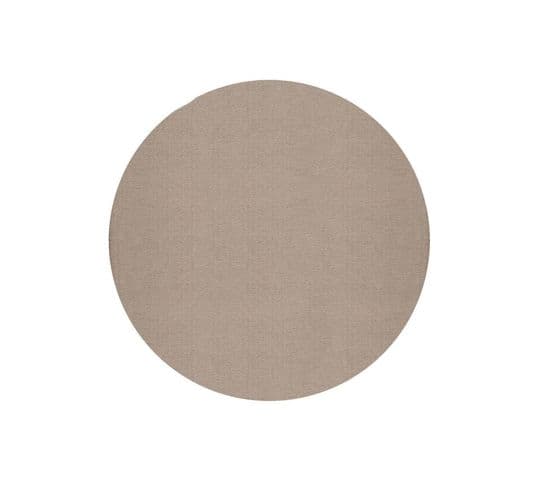 Tapis Uni Camel Lavable Doux - Loft Beige - 200x200 Cm