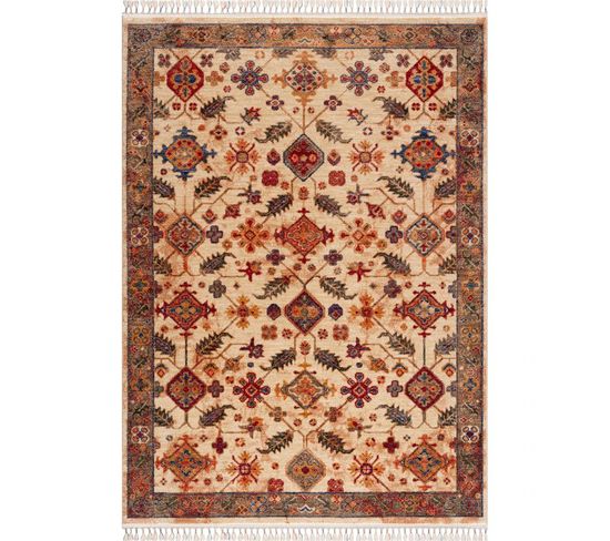 Tapis Oriental Beige - Otika 31 Multicolore - 120x170 Cm