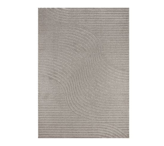 Tapis Extérieur Intérieur Taupe Tokyo 01 Taupe - 80x150 Cm