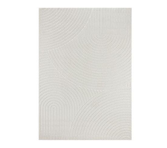 Tapis Extérieur Intérieur Crème Tokyo 02 Crème - 80x150 Cm