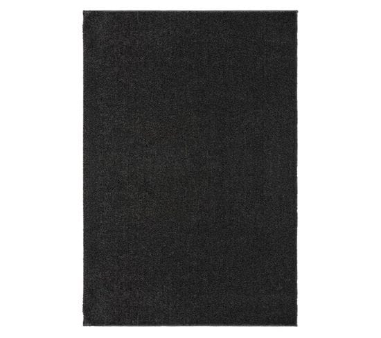 Tapis Uni Gris Anthracite Montana - 170x120 cm