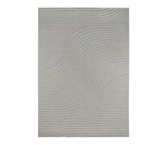 Tapis Extérieur Intérieur Gris Tokyo 01 Gris - 80x300 Cm