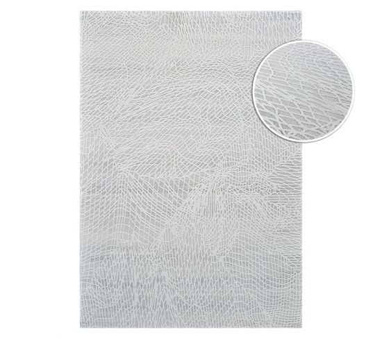 Tapis Moderne Crème Gris - Bogota 39 Gris - 160x230 Cm