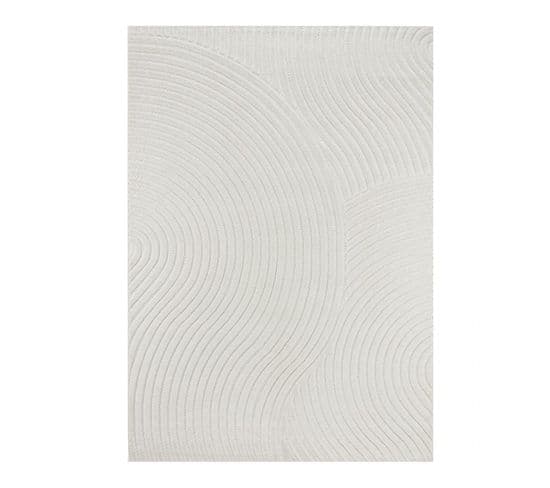 Tapis Extérieur Intérieur Crème Tokyo 03 Crème - 80x300 Cm