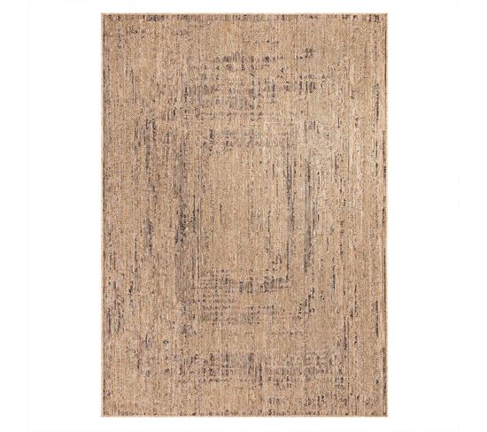 Tapis Extérieur Intérieur Effet Jute Beige Bamako 784 Beige - 80x150 Cm