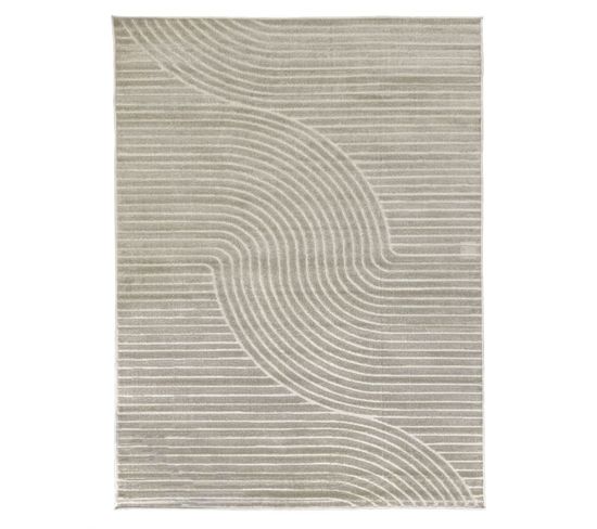 Tapis Extérieur Intérieur Arc Beige Alanya 33 Beige - 80x150 Cm