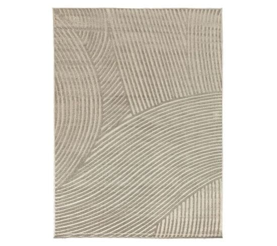 Tapis Extérieur Intérieur Arc Beige Alanya 41 Beige - 80x150 Cm