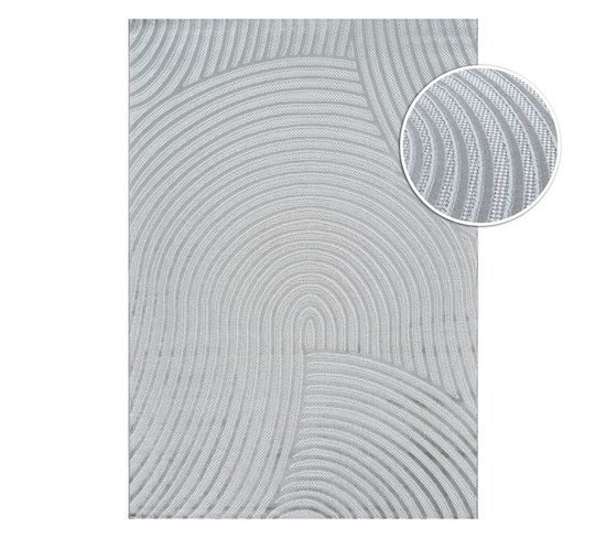 Tapis Arc Gris Maldives 40 Gris - 200x290 Cm