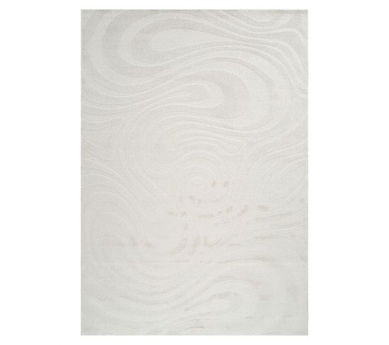 Tapis Abstrait Crème - Ela 21 Crème - 200x290 Cm