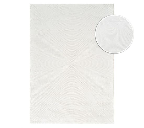 Tapis Cercle Crème - Bogota 81 Crème - 200x290 Cm