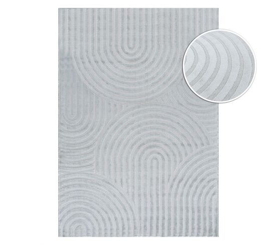 Tapis Arc Gris - Bogota 03 Gris - 240x330 Cm