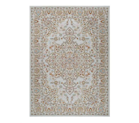 Tapis Extérieur Intérieur Oriental Crème Multicolore Grenade 67 Multicolore - 160x230 Cm