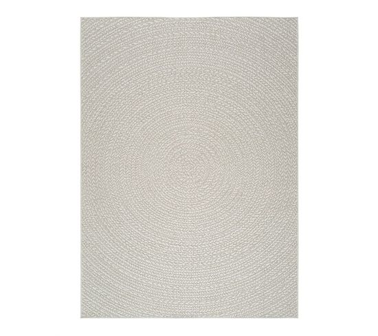 Tapis Extérieur Intérieur Effet Jute Crème Kenzy 04 Crème - 80x150 Cm