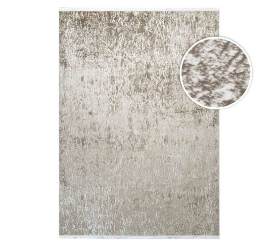 Tapis Lavable Taupe Istanbul 07 Taupe - 160x230 Cm