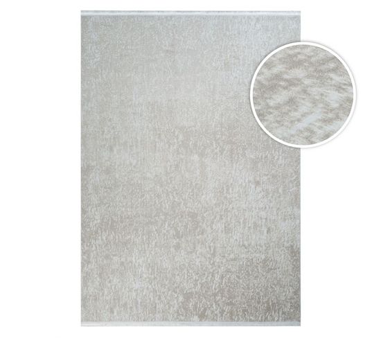 Tapis Lavable Crème Istanbul 07 Crème - 160x230 Cm