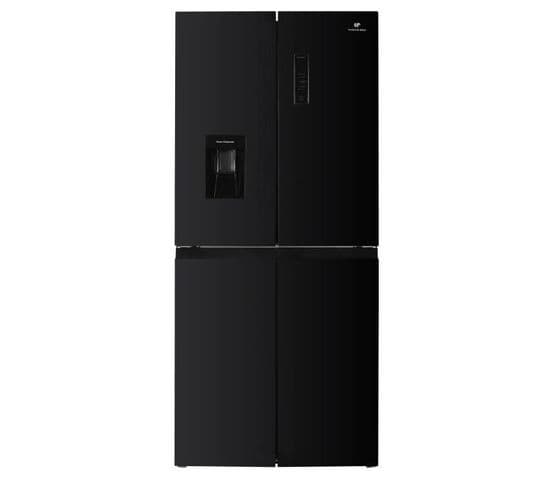 Refrigerateur americain Continental Edison Réfrigérateur - CERA4D464IX - 4  portes avec distributeur d'eau - 464L - Total No Frost - L79 cm x H 180  cm