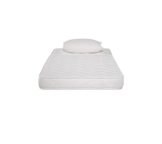 Matelas Mousse Eco - 90x200cm Et 1 Oreiller Accueil Mémoire De Forme 50x70cm - Mousse  - 14 Cm