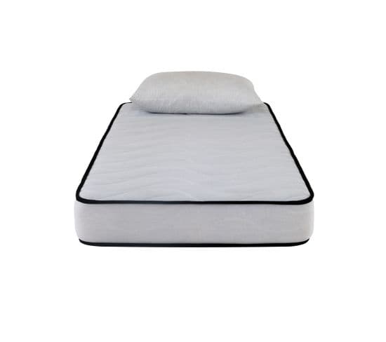 Matelas Mousse Confort 90x190cm - Mousse  - 18 Cm - 1 Oreiller Accueil Mémoire De Forme50x70cm