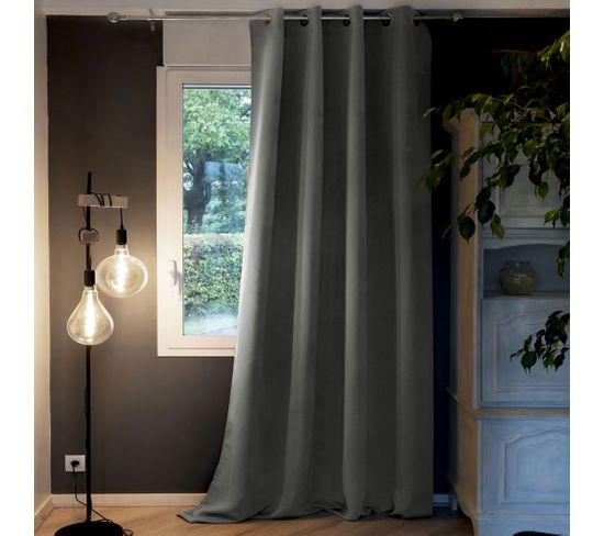 Rideau Doublure Polaire Polyester Uni 140x280 Cm