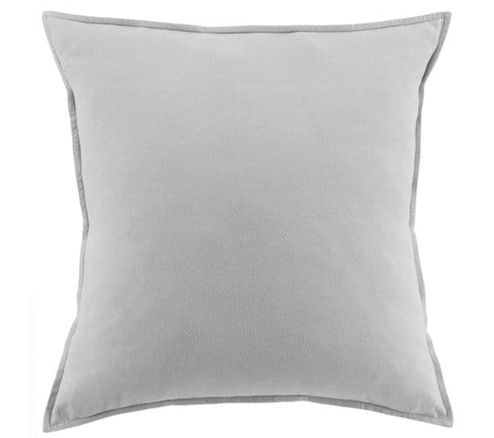 Taie D'oreiller 63x63 Cm Flanelle De Coton Brume