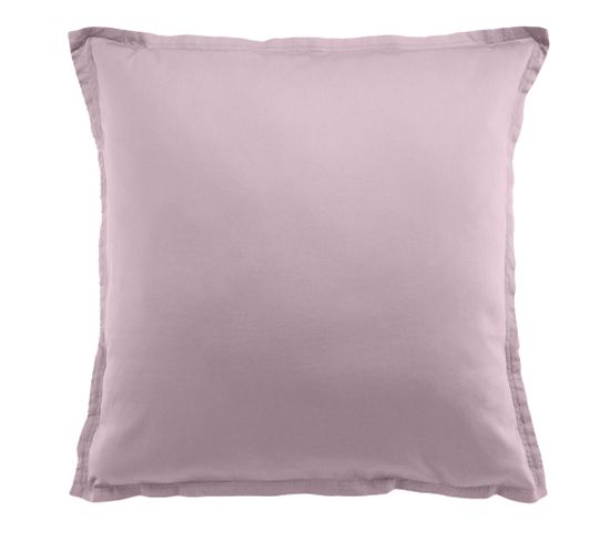 Taie D'oreiller 65x65 Cm Satin De Coton Violet