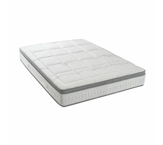 Matelas Ressorts 140x200 Le Seducteur - Ep. 28cm - Accueil Mémoire De Forme - Ferme - Bande 3d