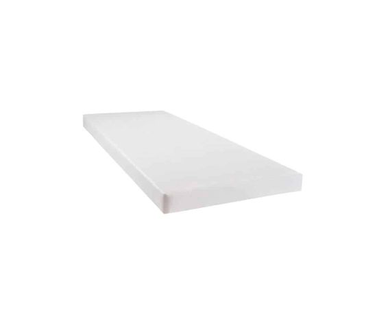 Sommier Tapissier Blanc Ep 13cm Avec Pieds 90x190