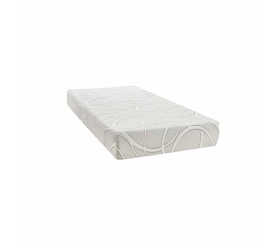 Matelas Mousse 90x190 L'adulateur - Ep.21cm - Accueil Mémoire De Forme - Souple - 7 Zones