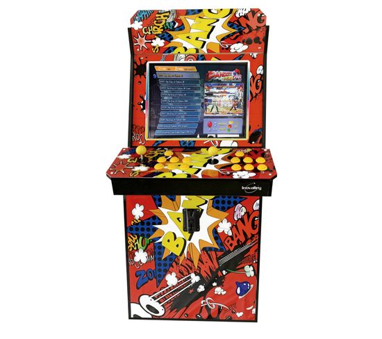 Borne D'arcade Inovaley Xxl 1000 Jeux Type Retrogamer Avec Ecran 19" - 15 Boutons - 2 Joystick