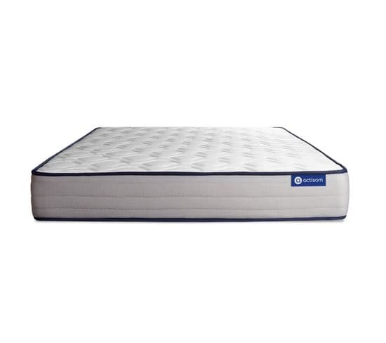 Matelas Ressorts Ensaches Et Memoire De Forme 140x190 Actiflex Form - Ep: 22cm - Confort Ferme