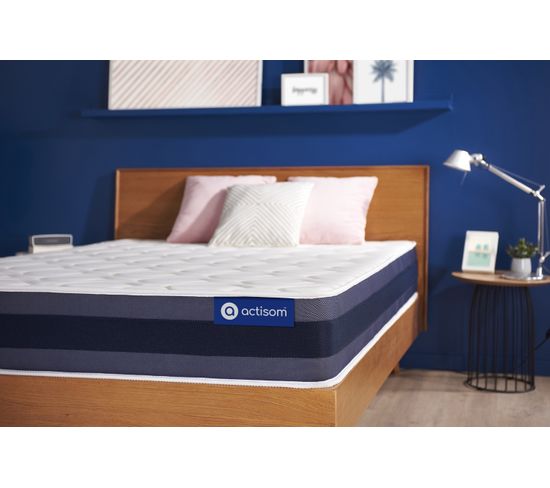 Matelas Ressorts Ensaches Et Memoire De Forme 90x200 Actiflex Morpho - Ep: 24cm - Confort Equilibre