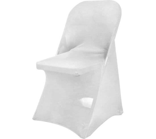 Set Housse Couverture - Chaise X4 - Blanc