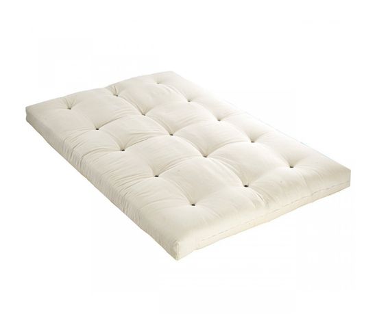 Matelas Futon Écru Coeur En Latex 160x200