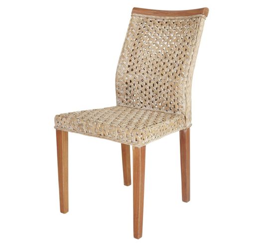 Chaise Justine - Rotin/bois