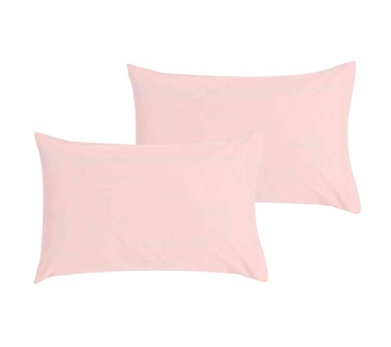 Lot De 2 Taies D'oreiller Bébé Coton Bio Dragée 40x60