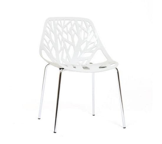 Chaise Design Blanche - Lily