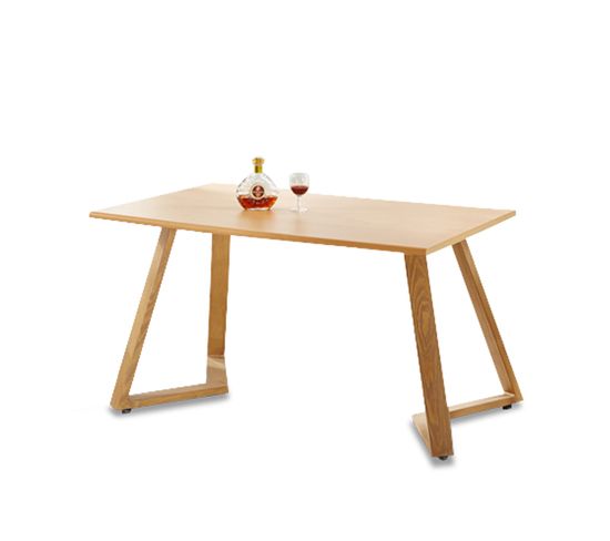 Table à Manger Rectangulaire Scandinave Bois - Trevi