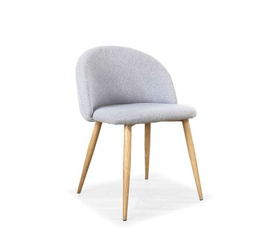 Chaise Scandinave Grise - Rossi