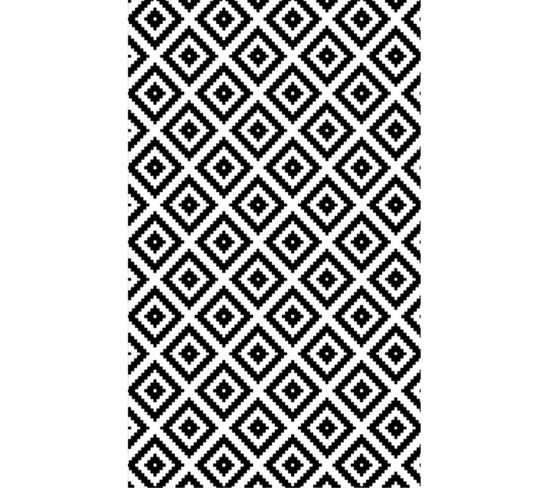 Tapis Blacketwhite Carreaux - 80x150