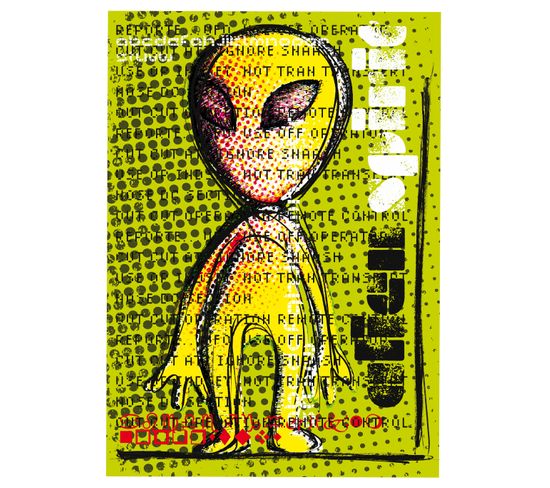 Typo - Signature Poster - Alien - 21x30 Cm