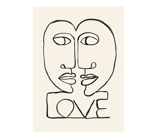 Art - Signature Poster - Love - 60x80 Cm