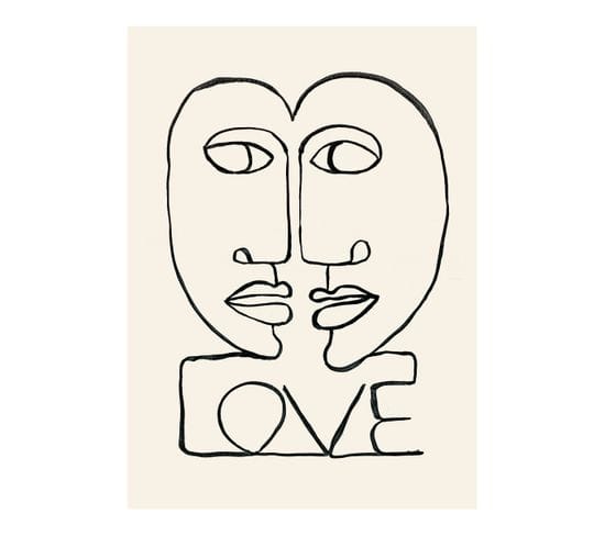 Art - Signature Poster - Love - 40x60 Cm