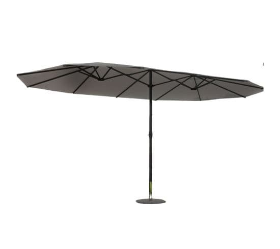 Parasol Double 2,7 X 4,6m Gris Venice